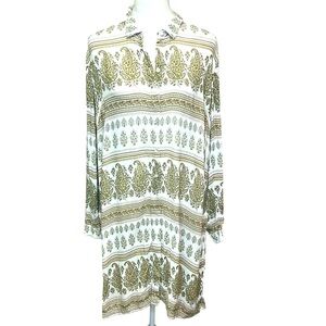 J. Jill Paisley Print Tunic Blouse